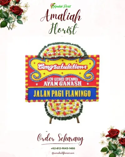 Bunga Papan Congratulation di Kedokan Bunder